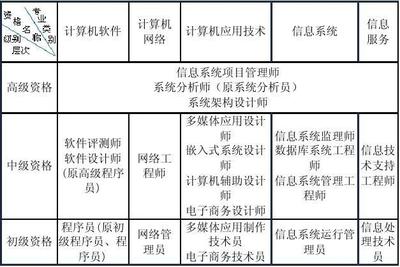 軟考級別全解析 聚焦計算機軟件與網絡應用技術開發(fā)方向